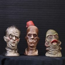 Monster Mini-Bust Shot Glasses - Colour