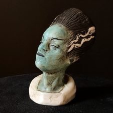 Monster Mini-Bust Shot Glasses - Bride of Frankenstein