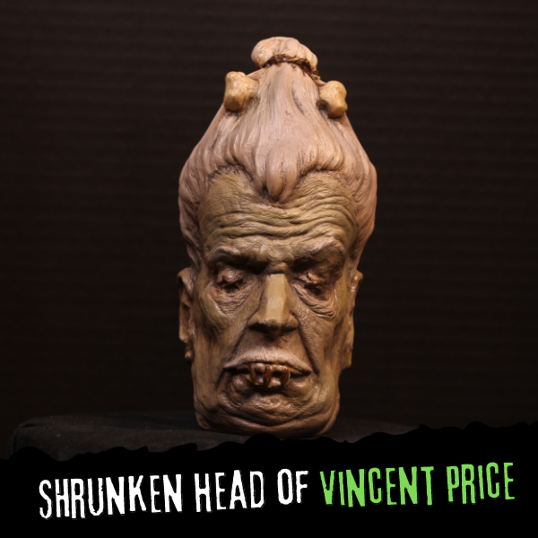 Shrunken Head of Vincent Price