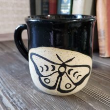 Moth Mug - Speckle & Black (5)