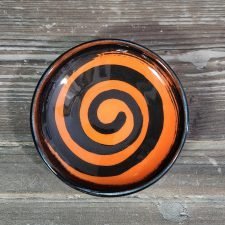 Orange Swirl Trinket Dish