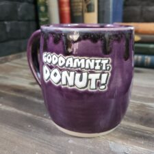 Goddamnit Donut Mug - Purple